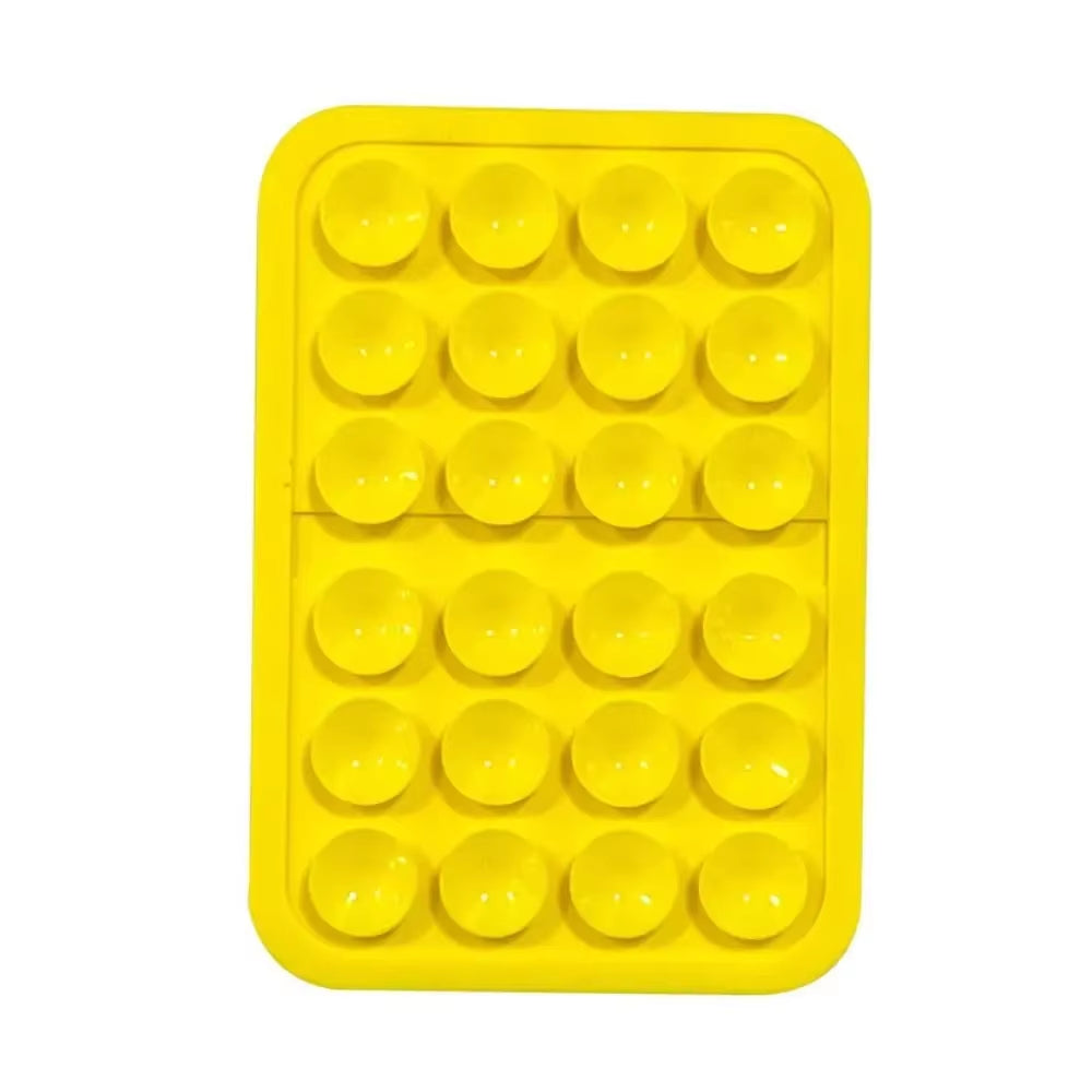 Backed Adhesive Mobile Phone Suction Pad Fixture Suction Cup Silicone Rubber Sucker Pad for Fixed Pad Mobile Phone Accessories