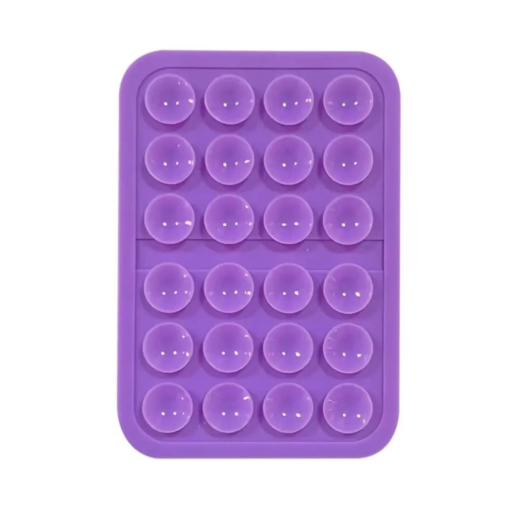 Backed Adhesive Mobile Phone Suction Pad Fixture Suction Cup Silicone Rubber Sucker Pad for Fixed Pad Mobile Phone Accessories