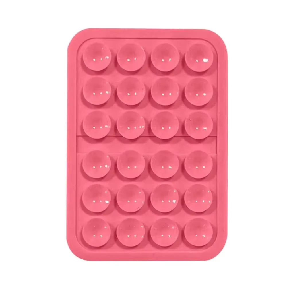 Backed Adhesive Mobile Phone Suction Pad Fixture Suction Cup Silicone Rubber Sucker Pad for Fixed Pad Mobile Phone Accessories