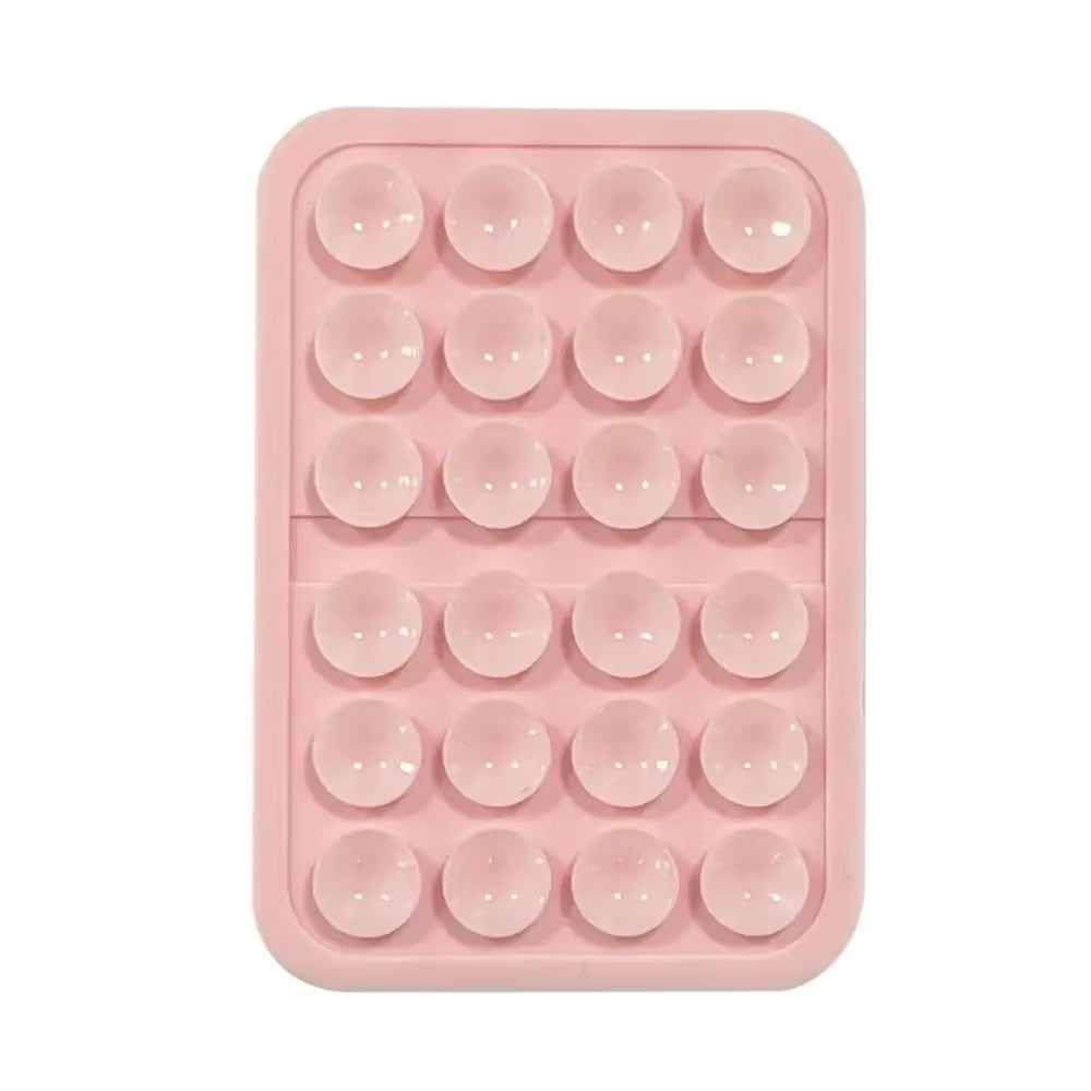 Backed Adhesive Mobile Phone Suction Pad Fixture Suction Cup Silicone Rubber Sucker Pad for Fixed Pad Mobile Phone Accessories