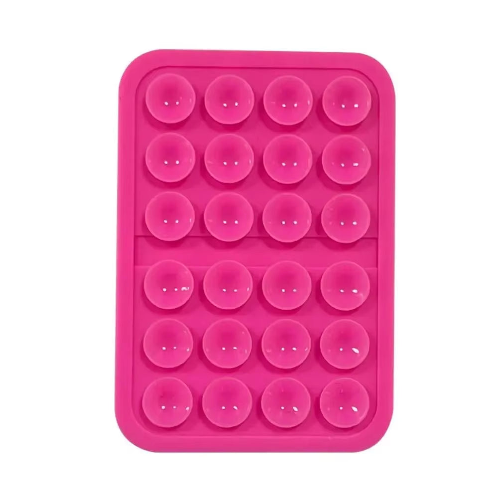 Backed Adhesive Mobile Phone Suction Pad Fixture Suction Cup Silicone Rubber Sucker Pad for Fixed Pad Mobile Phone Accessories