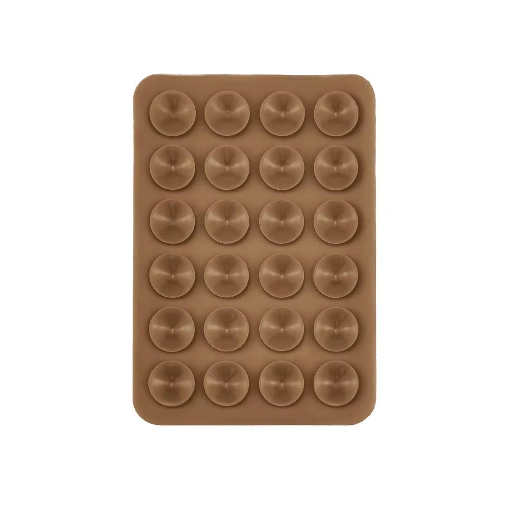 Backed Adhesive Mobile Phone Suction Pad Fixture Suction Cup Silicone Rubber Sucker Pad for Fixed Pad Mobile Phone Accessories