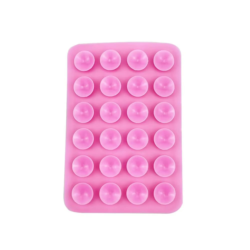 Backed Adhesive Mobile Phone Suction Pad Fixture Suction Cup Silicone Rubber Sucker Pad for Fixed Pad Mobile Phone Accessories