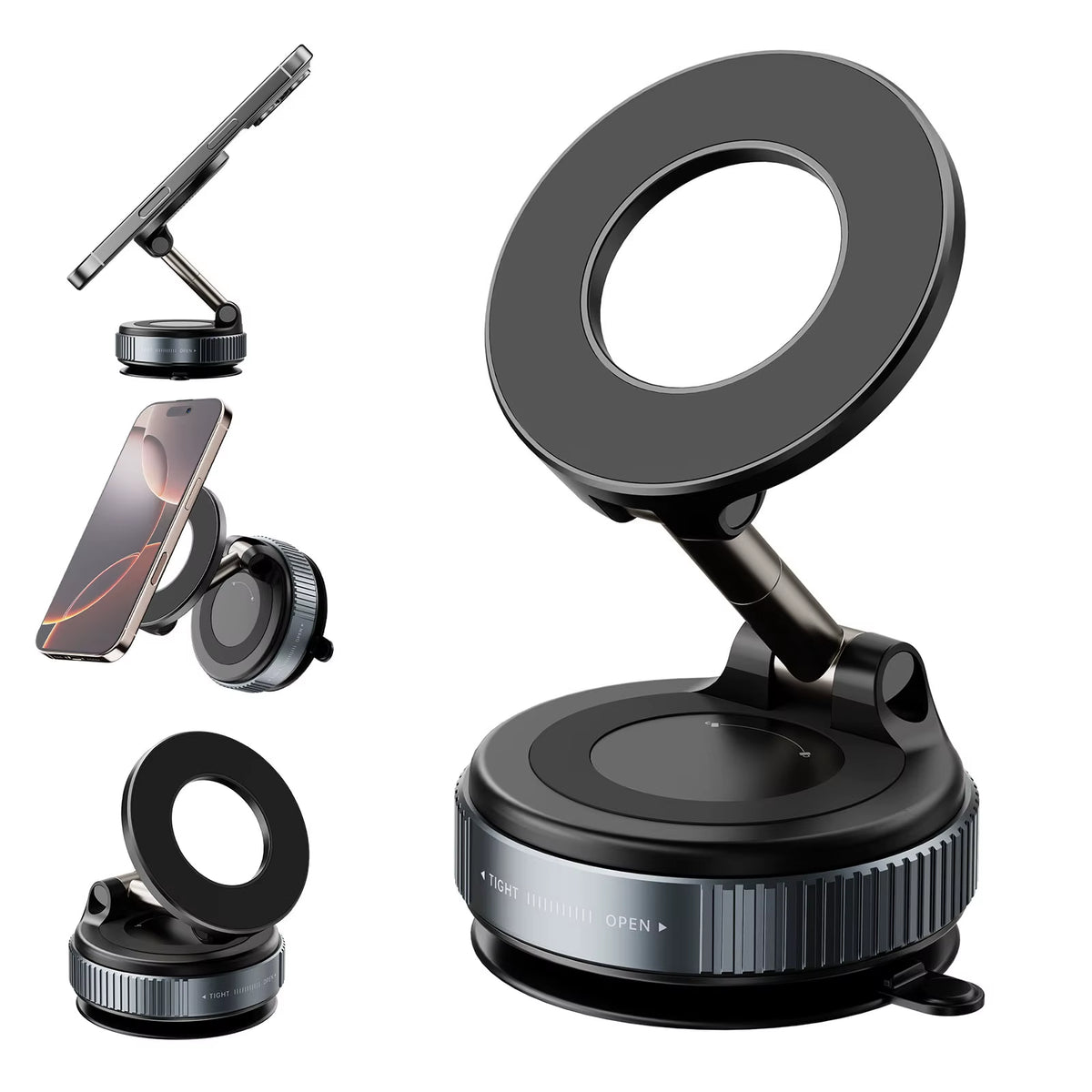 2025 New Arrivals Electronic Gadgets Trending Phone Accessories Magnetic Suction Car Mount & Mobile Phone Holder