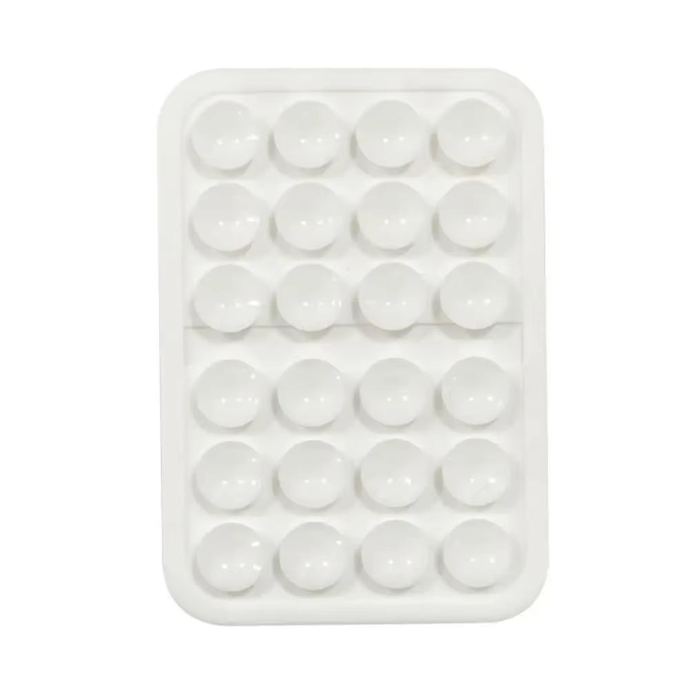 Backed Adhesive Mobile Phone Suction Pad Fixture Suction Cup Silicone Rubber Sucker Pad for Fixed Pad Mobile Phone Accessories